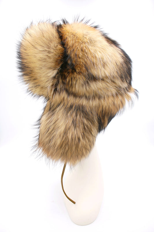 Fur Trapper Hat | Honey Comb | Made to Order