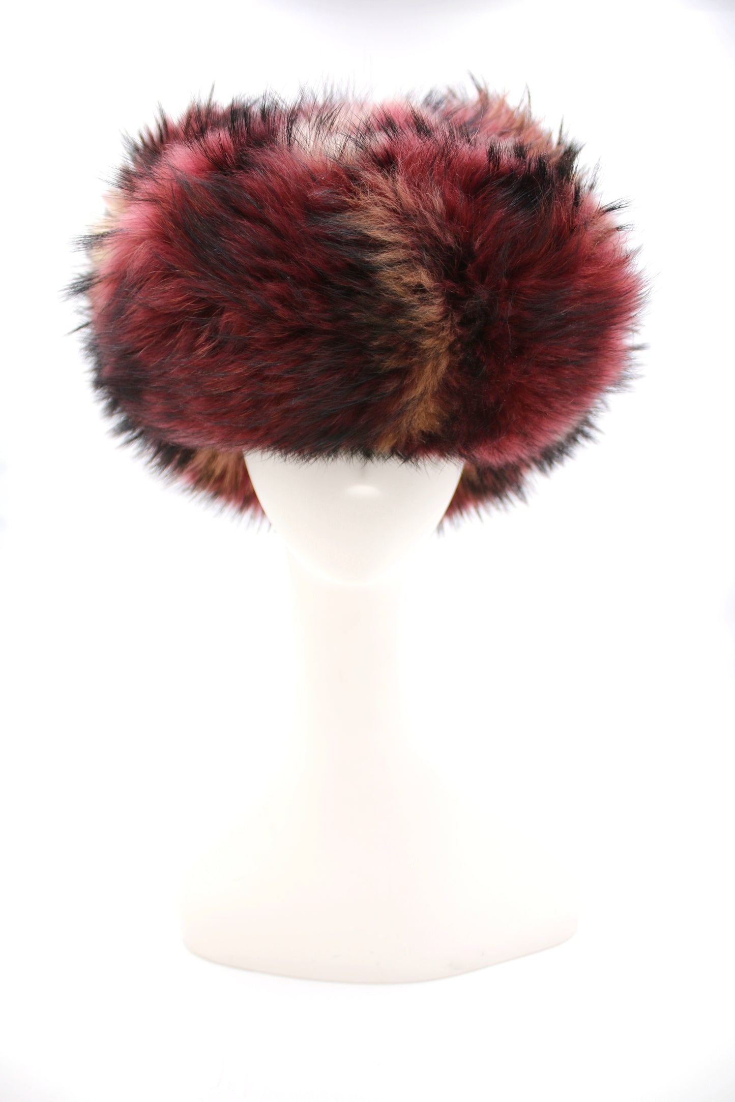 Fur Trapper Hat | Cranberry Camo | Made to Order