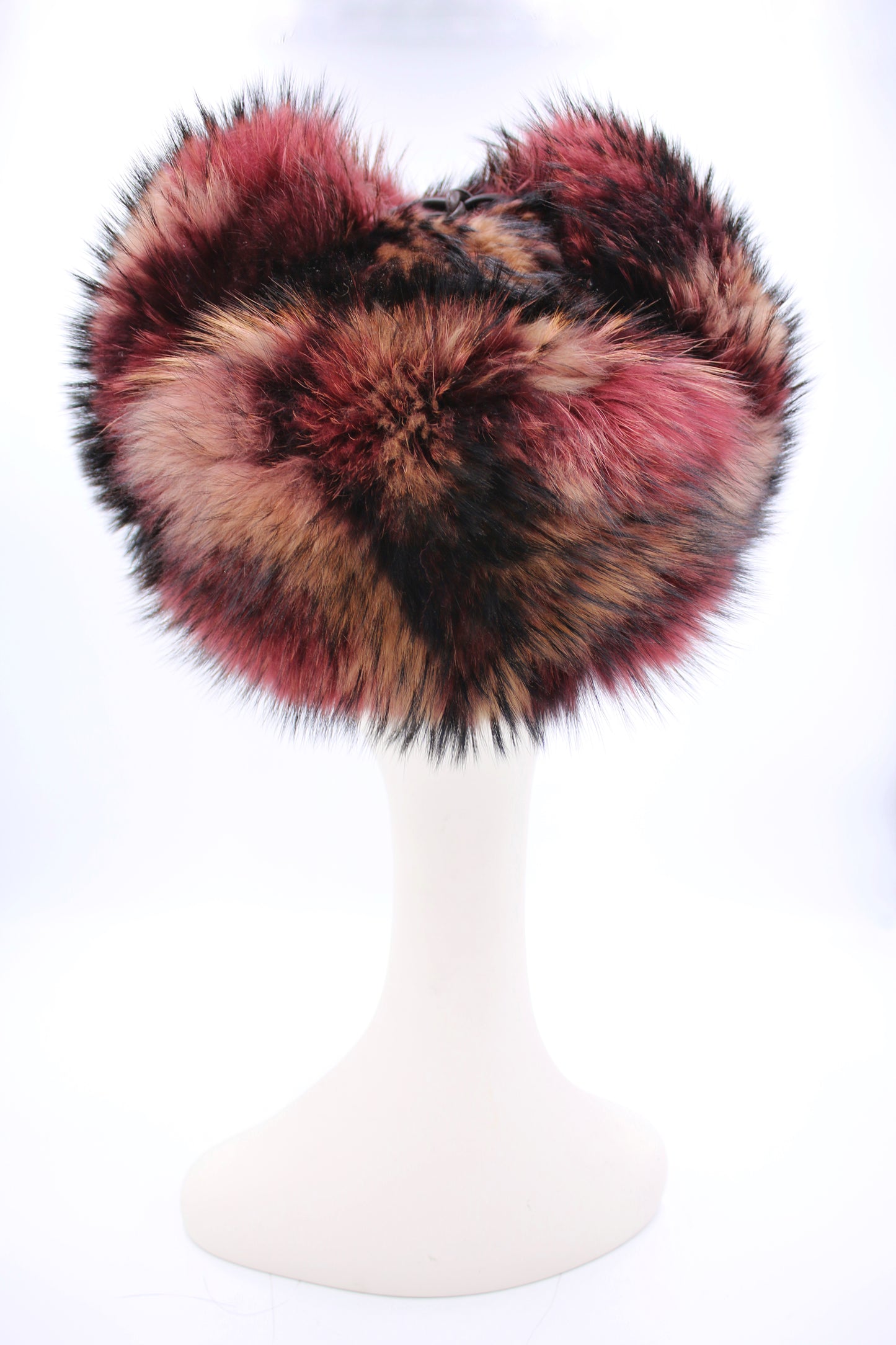 Fur Trapper Hat | Cranberry Camo | Made to Order