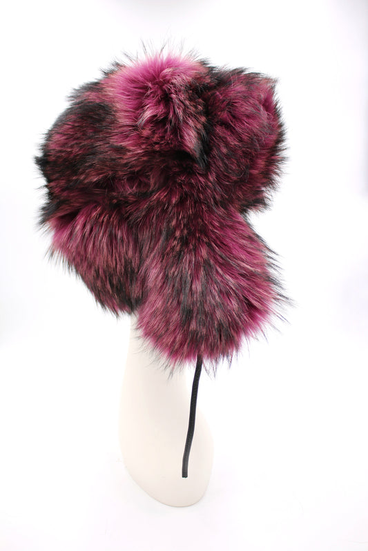 Fur Trapper Hat | Mulberry Luxe | Made to Order