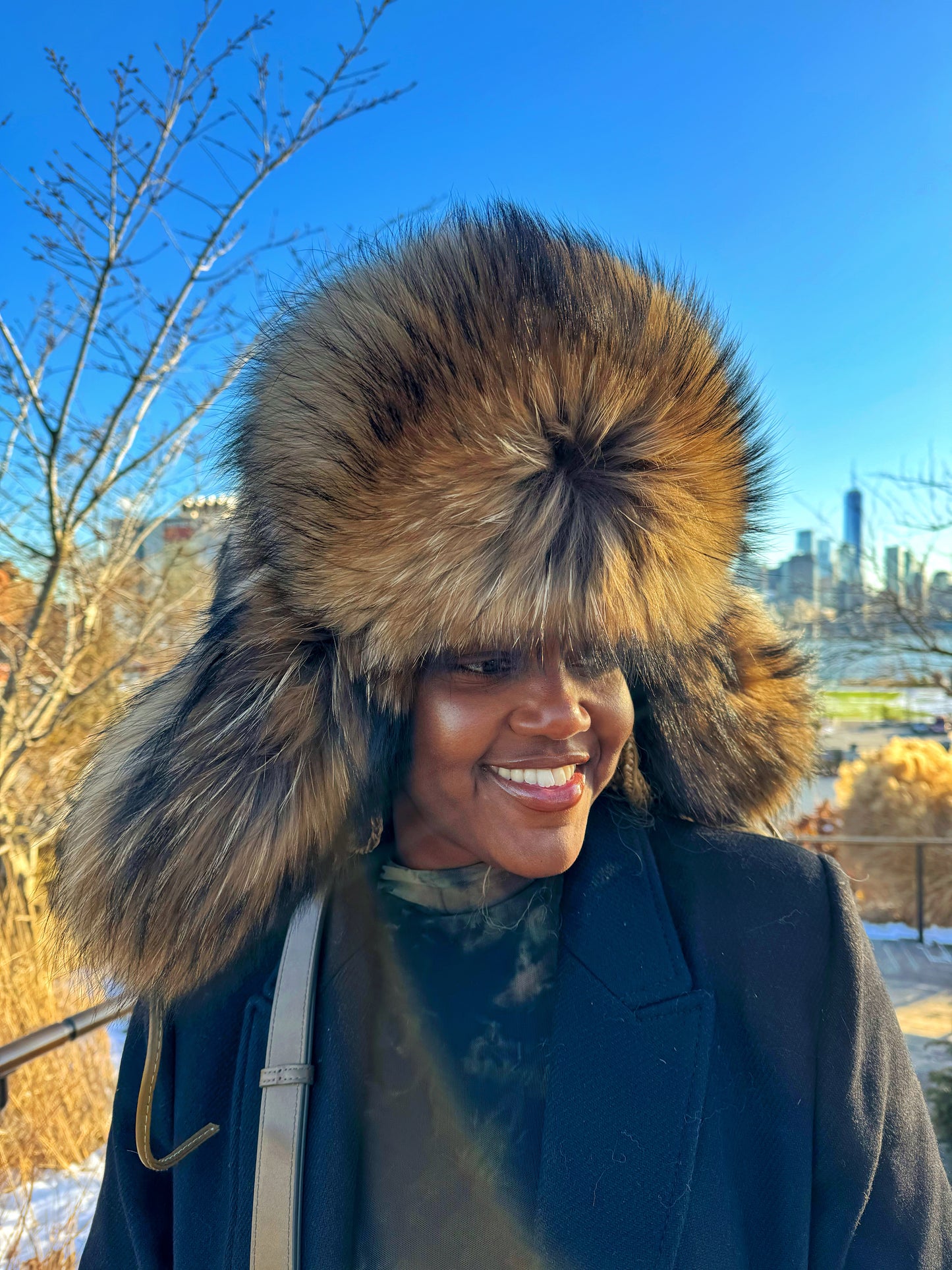 Fur Trapper Hat | Honey Comb | Made to Order