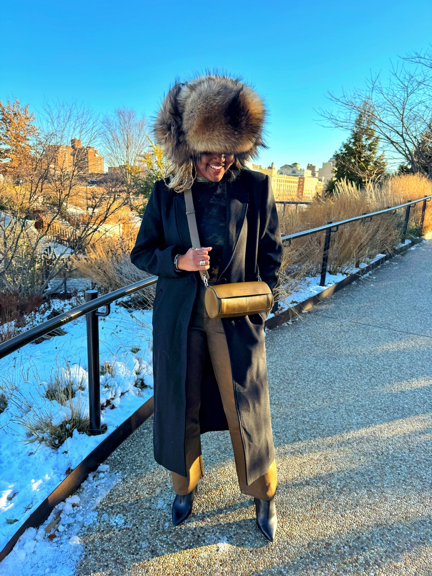 Fur Trapper Hat | Honey Comb | Made to Order